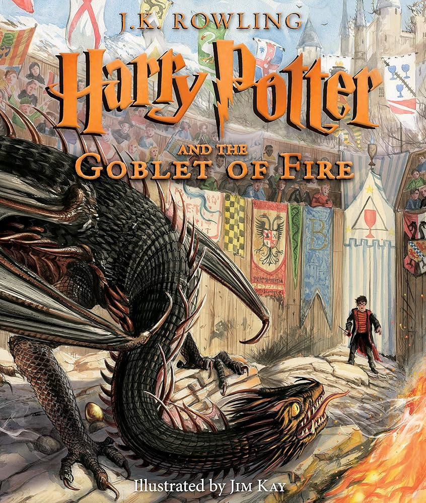 Harry Potter and the Goblet of Fire: The Illustrated Edition (Harry Potter, Book 4) (4) cover image