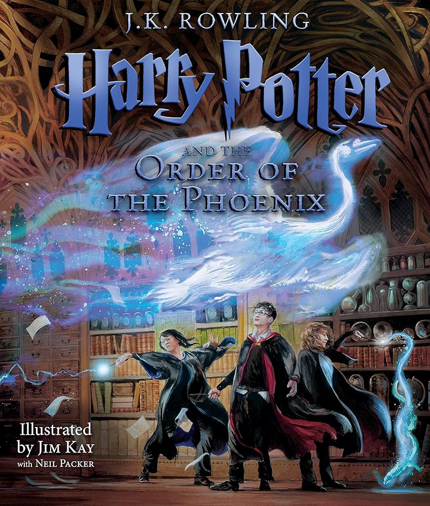 Harry Potter and the Order of the Phoenix: The Illustrated Edition (Harry Potter, Book 5) cover image
