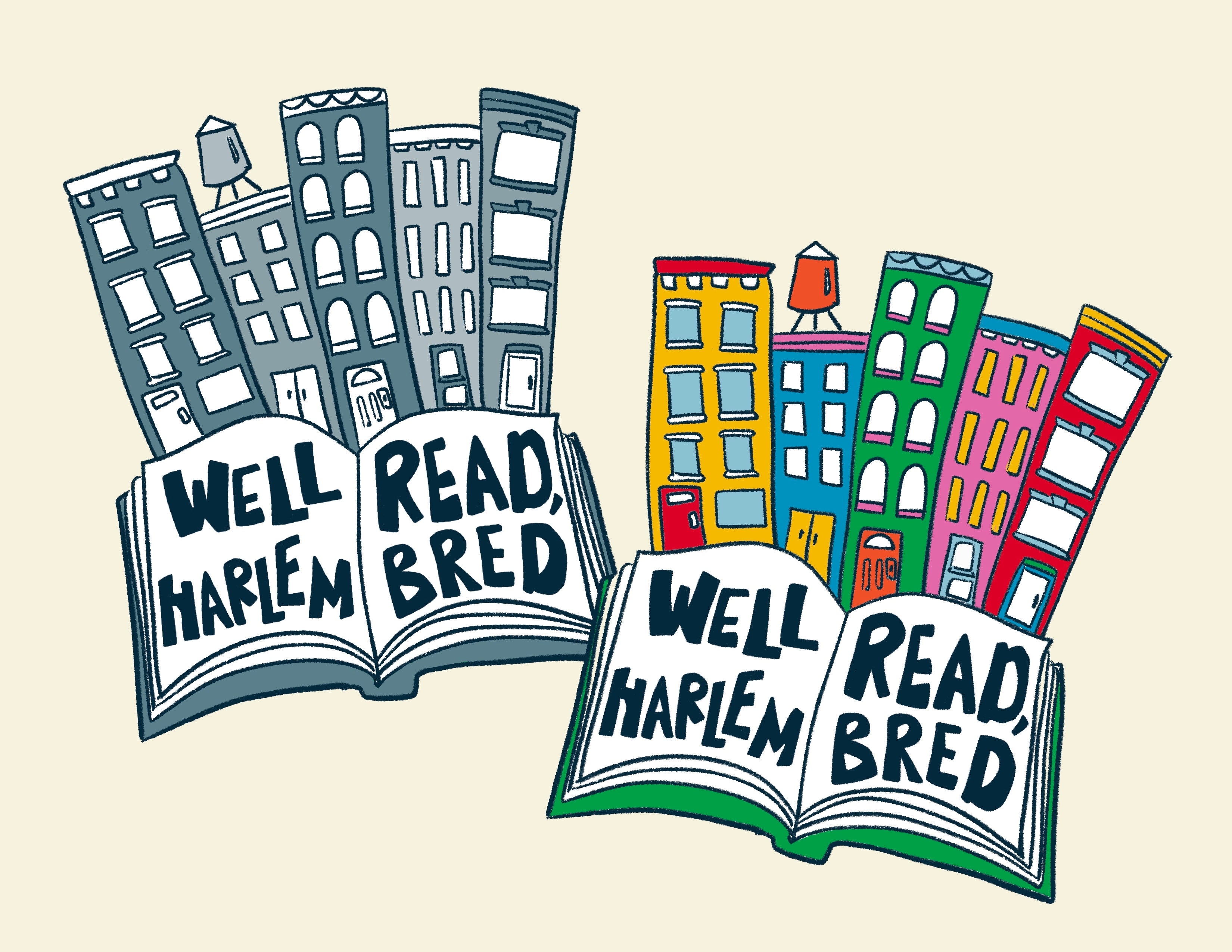 Well Read, Harlem Bred Sticker